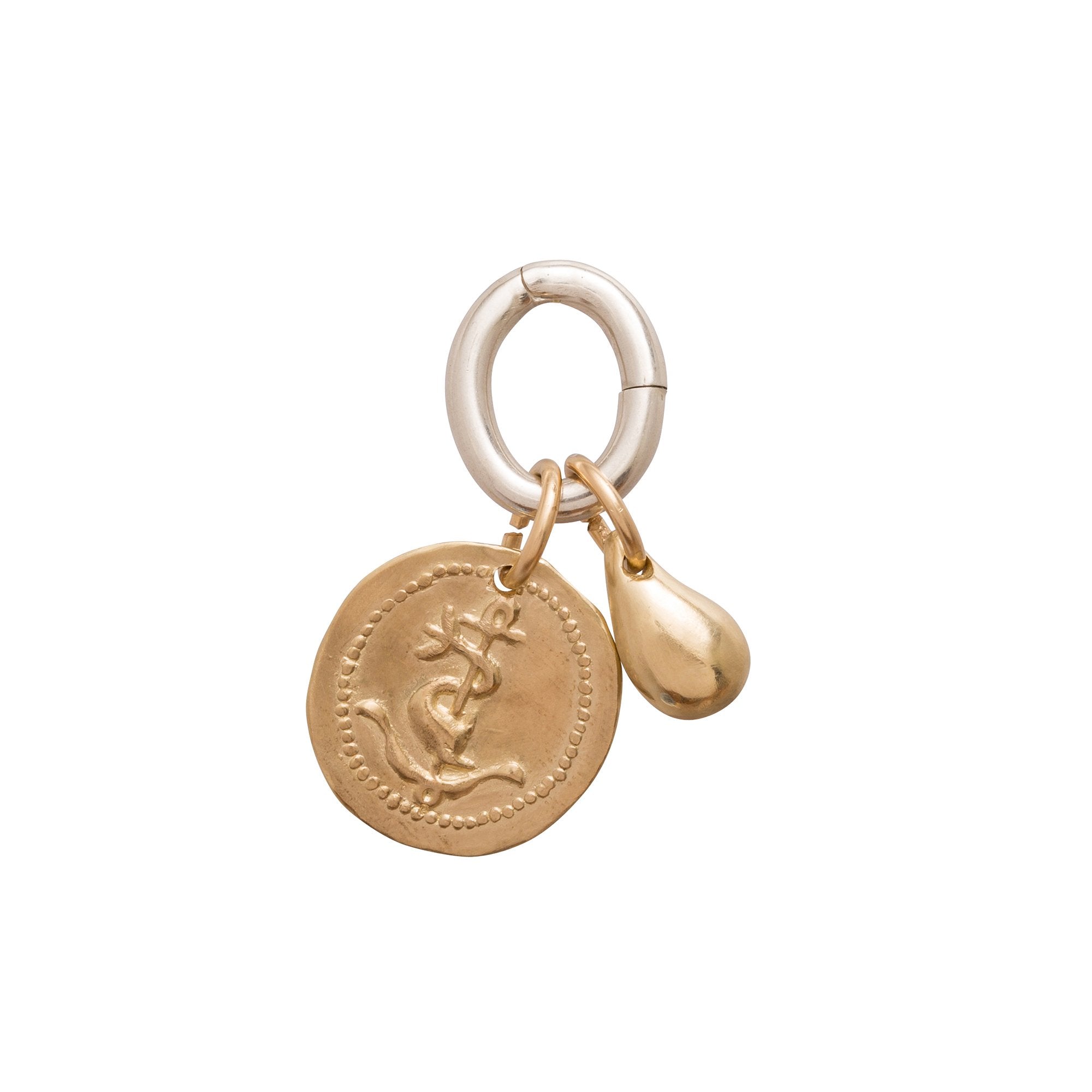 James Colarusso Tear Drop Pendant - Rose Gold - Charms & Pendants - Broken English Jewelry