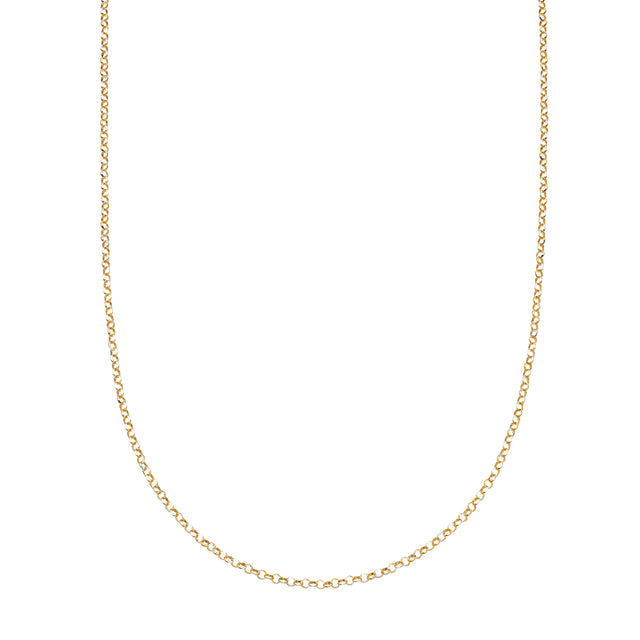 Loquet 32" Rolo Chain - Yellow Gold - Broken English Jewelry