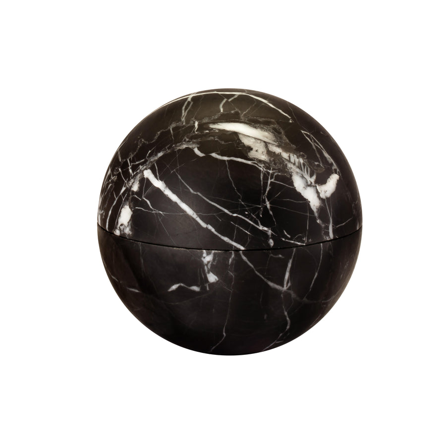 BE Home Noir Marble Sphere Box - Small - Broken English Jewelry